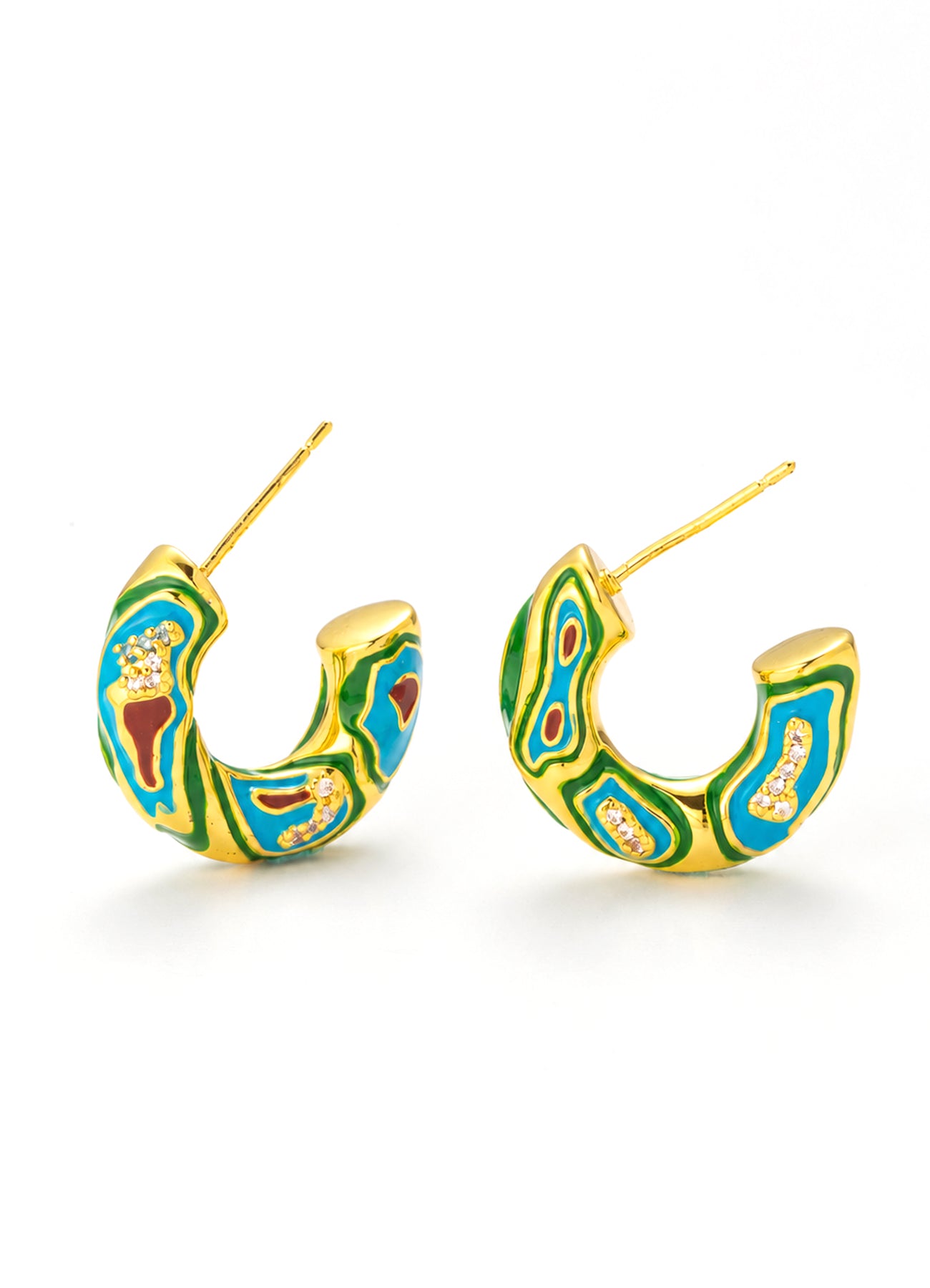 No Stone Earring