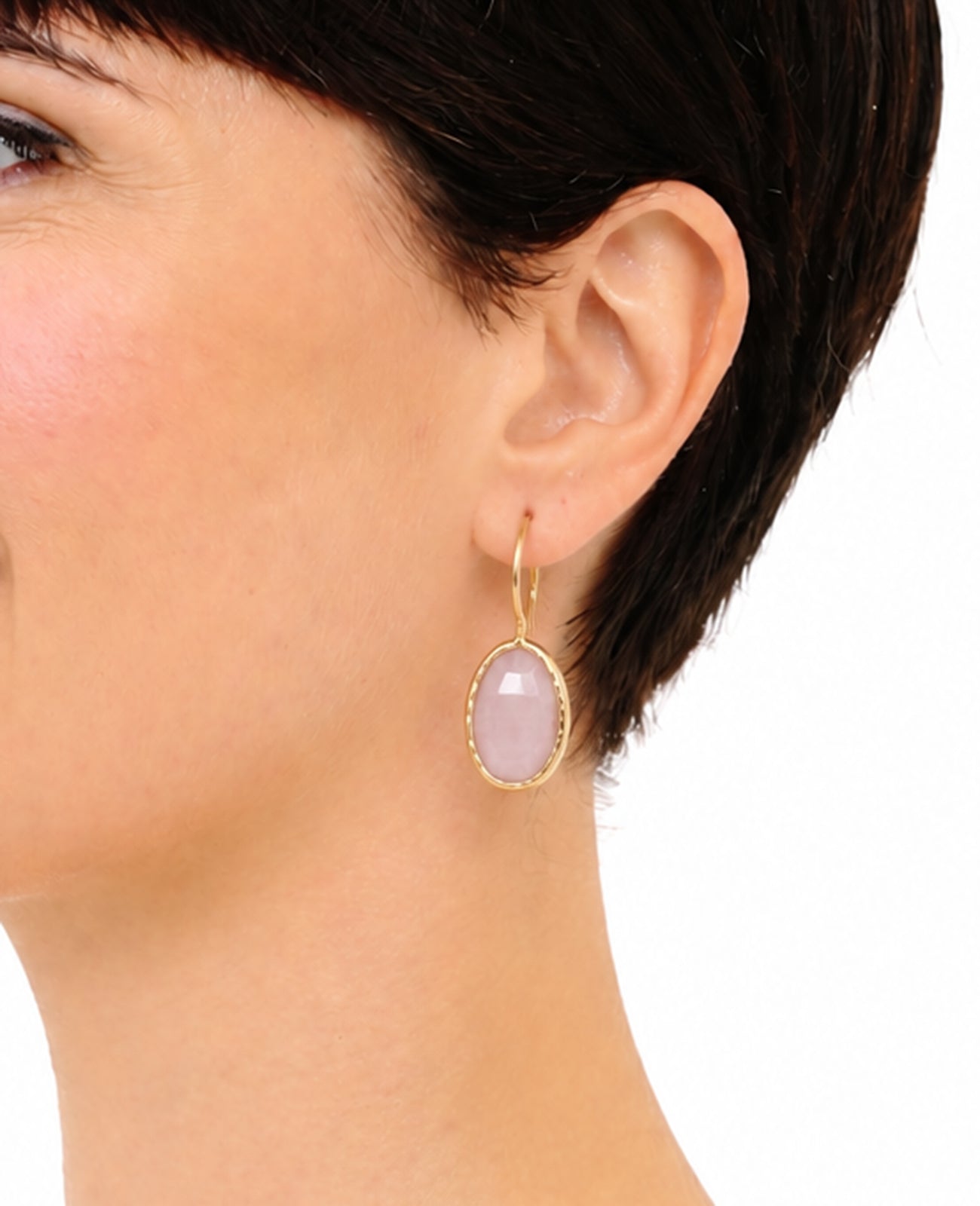 Pink Quartz Earring