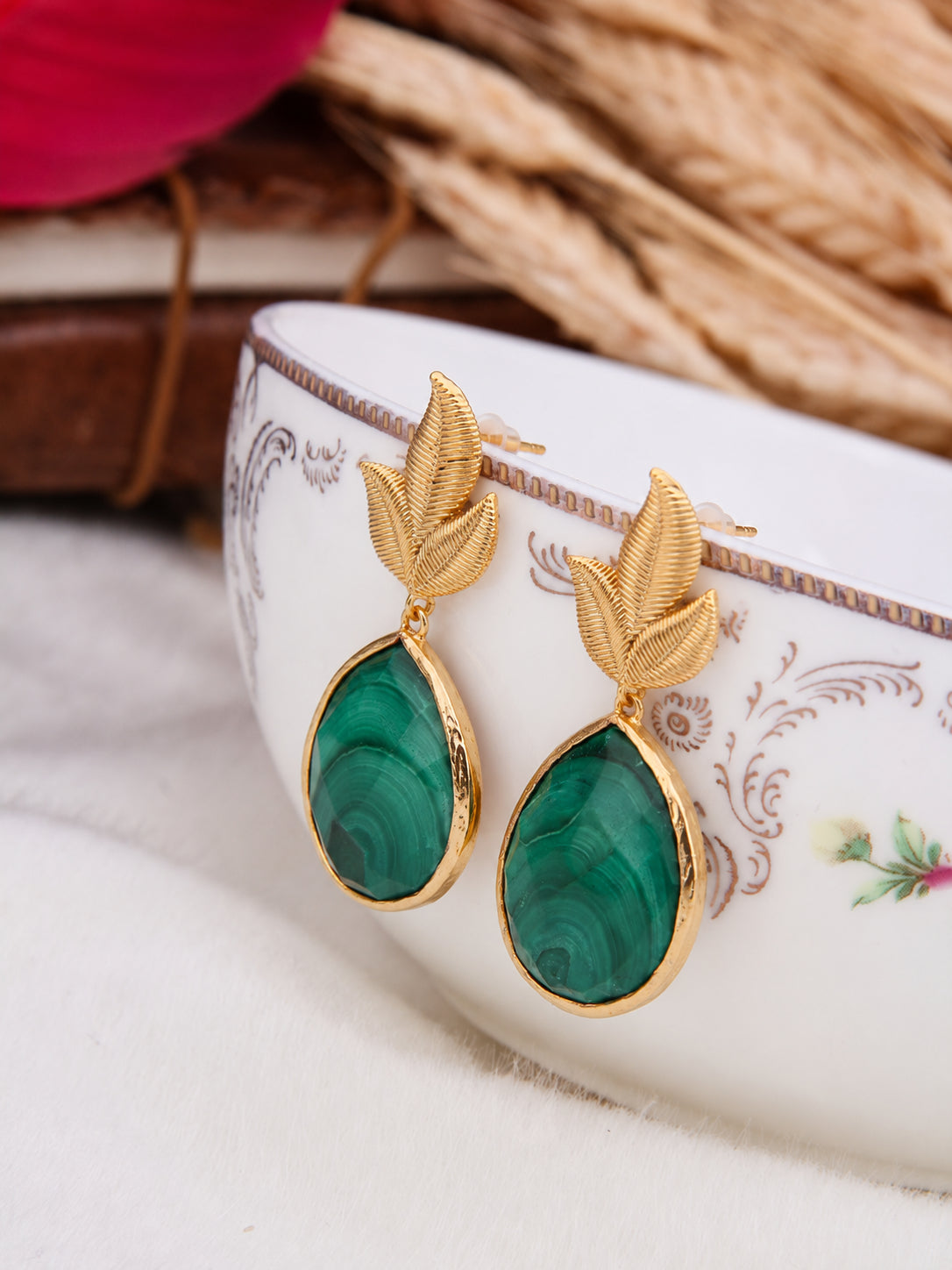 Malahite Earring