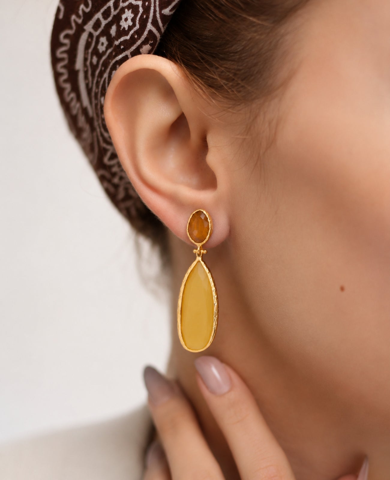 Citrine Earring