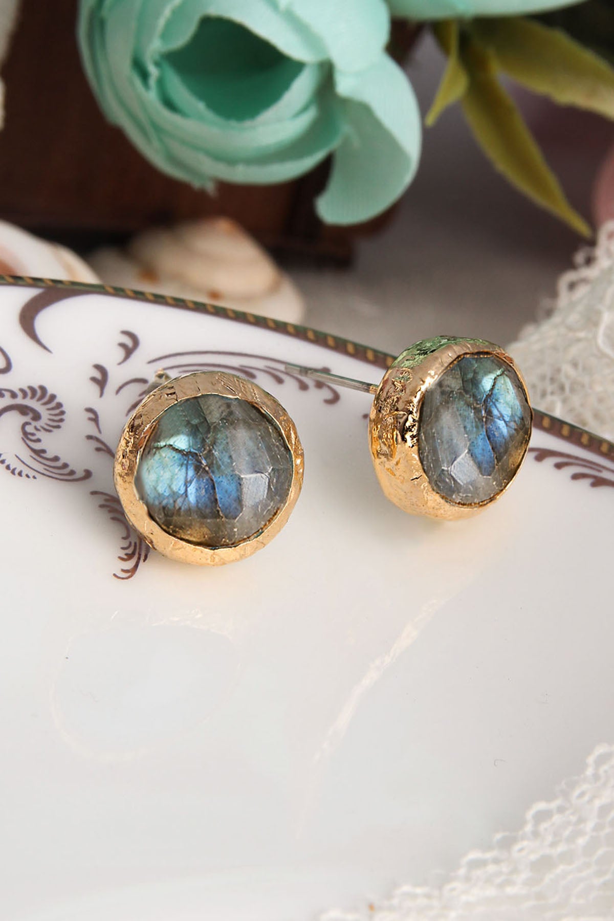 Labradorite Earring