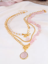 Pink Quartz Collier