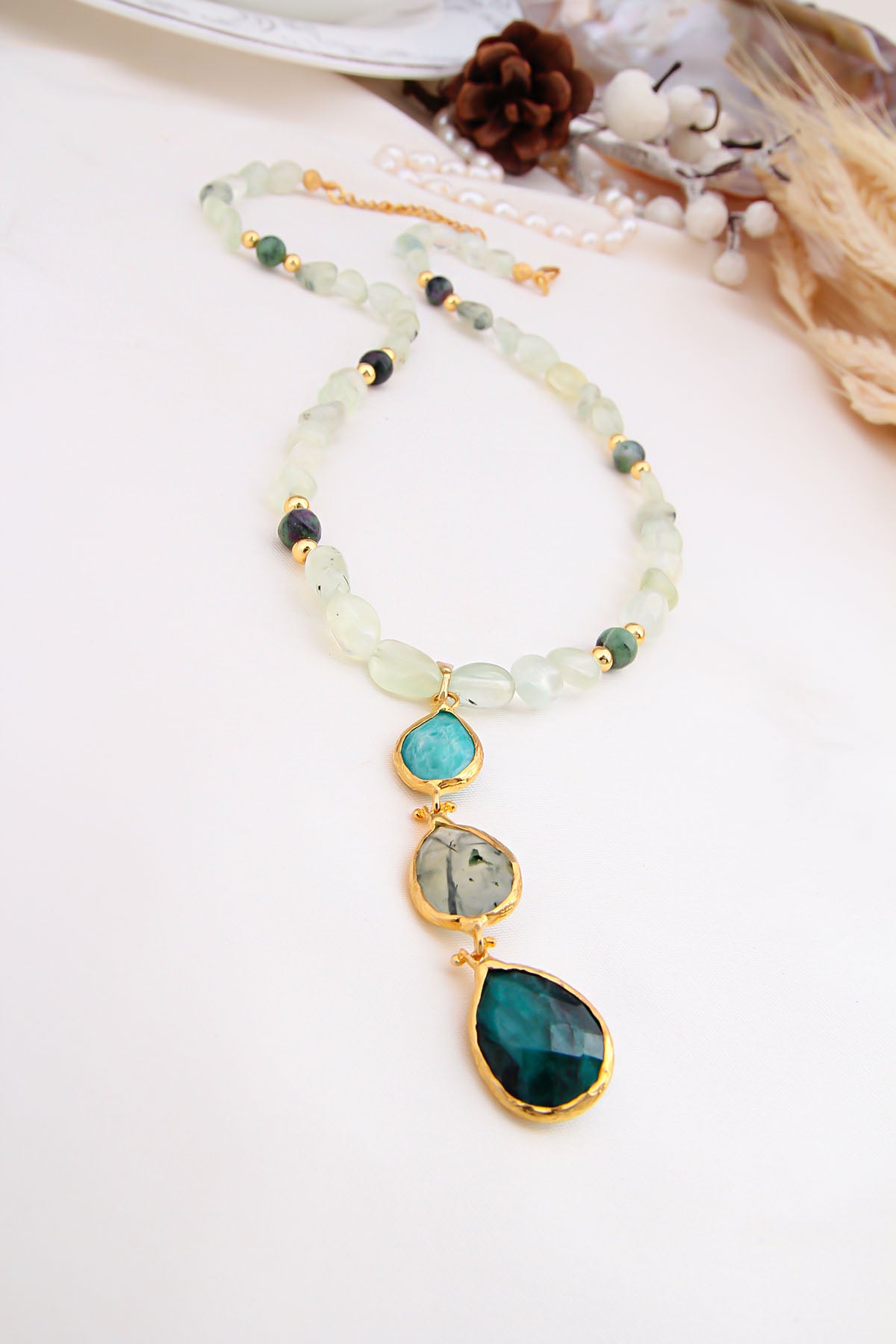 Prehnite Necklace