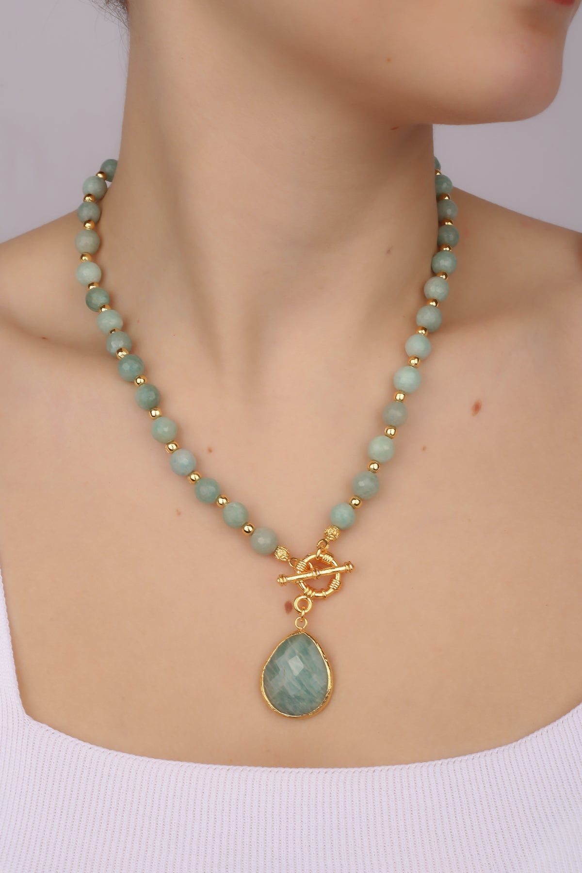 Amazonite Collier