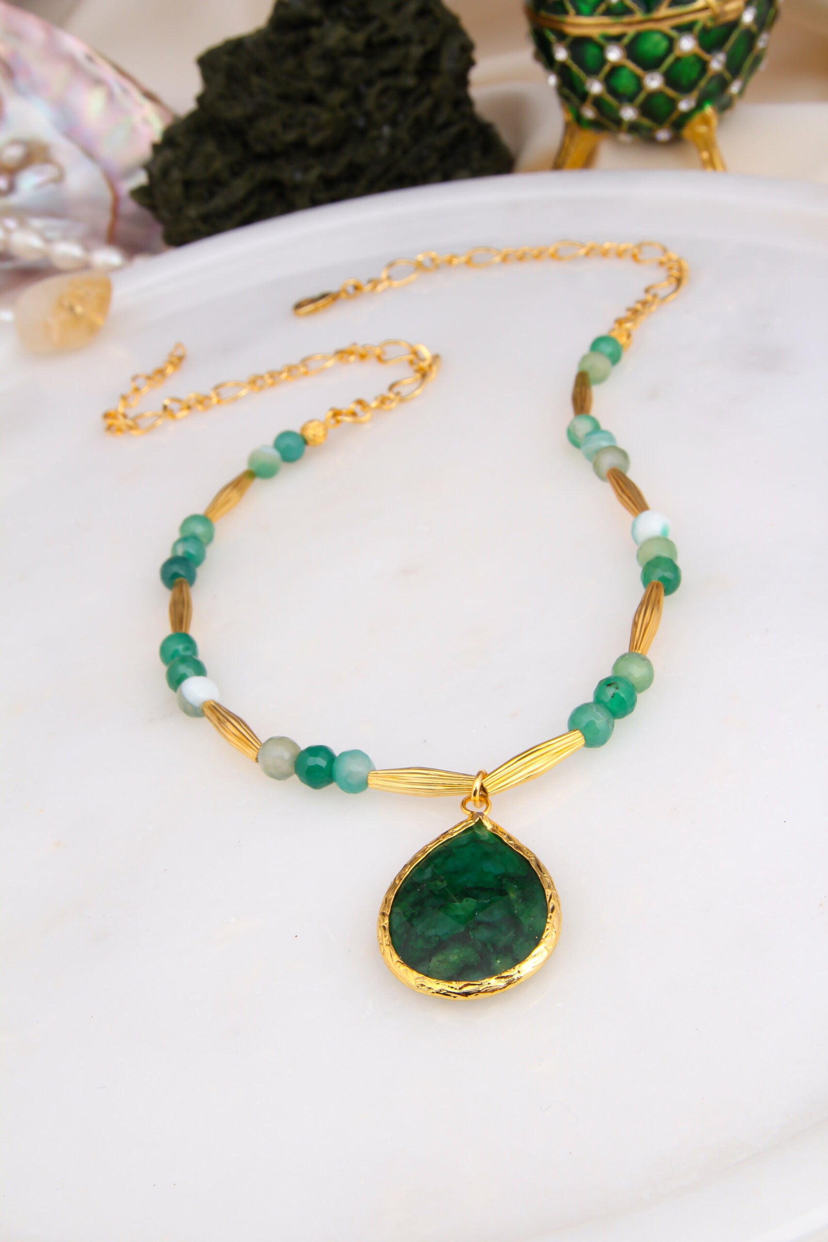 Agate Collier