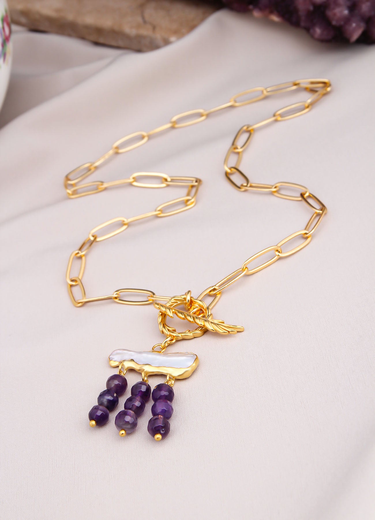 Ametyhst Collier