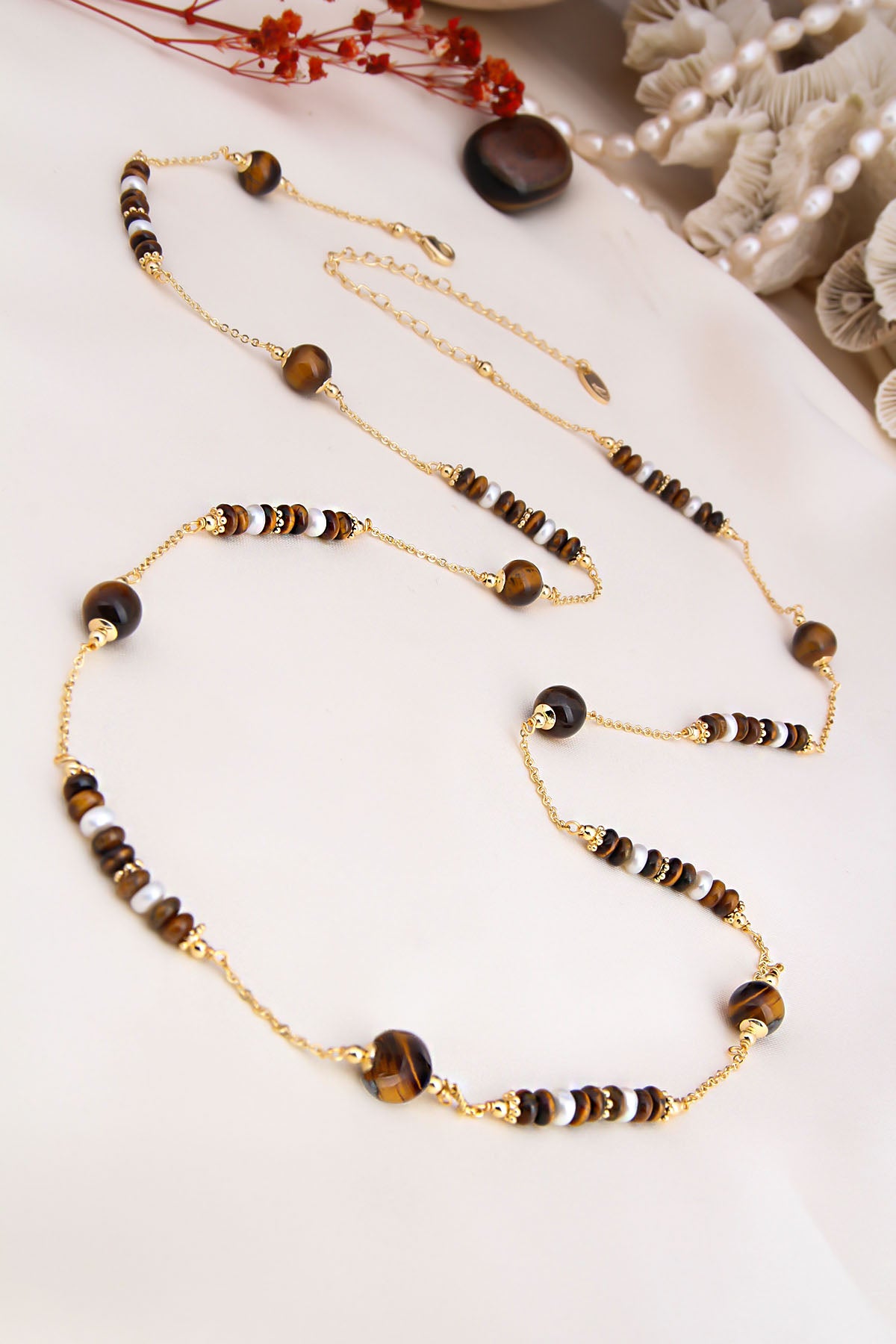Tiger Eyes Necklace