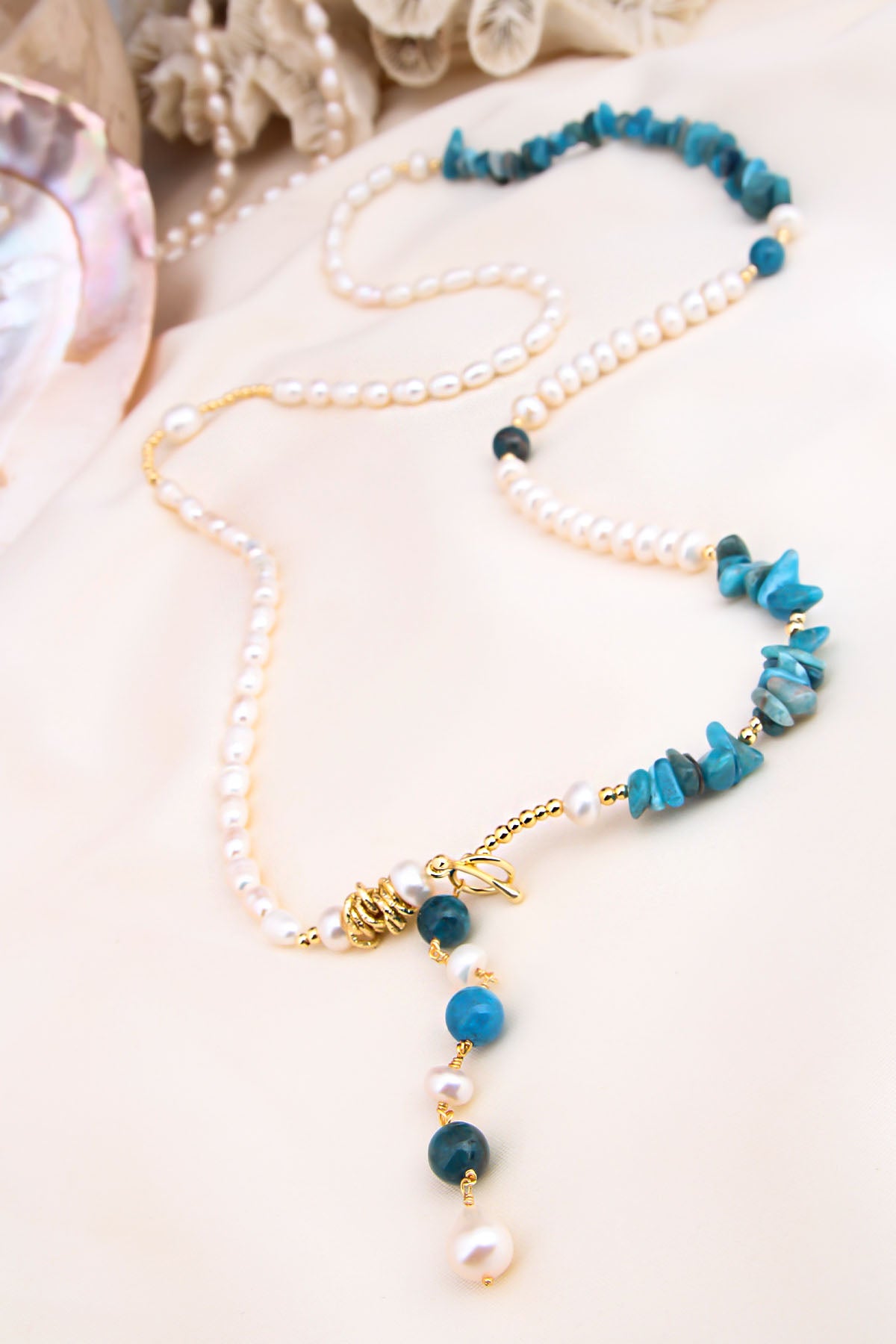 Pearl & Turquoise Necklace