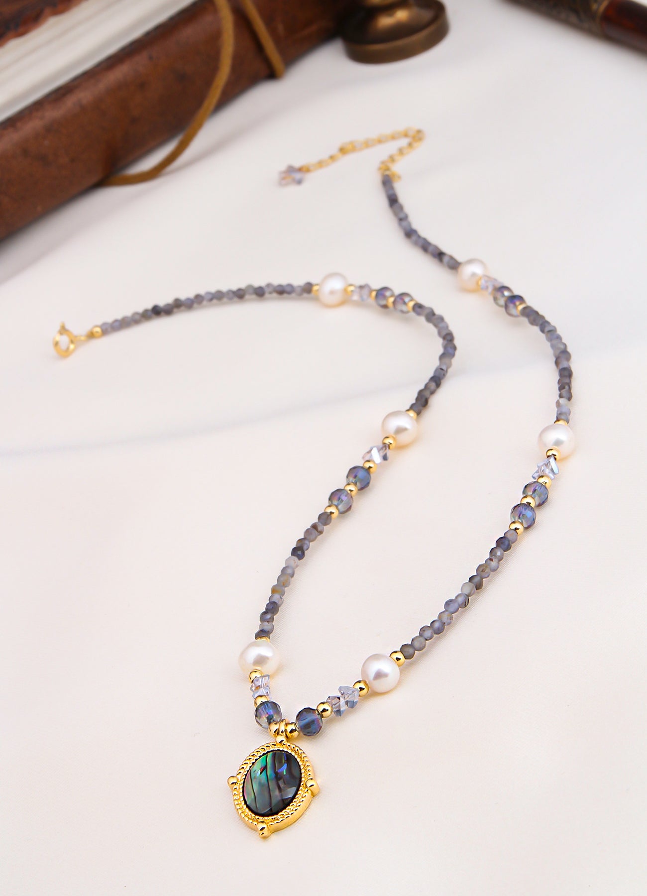 Ocean Nacre & Pearl Necklace