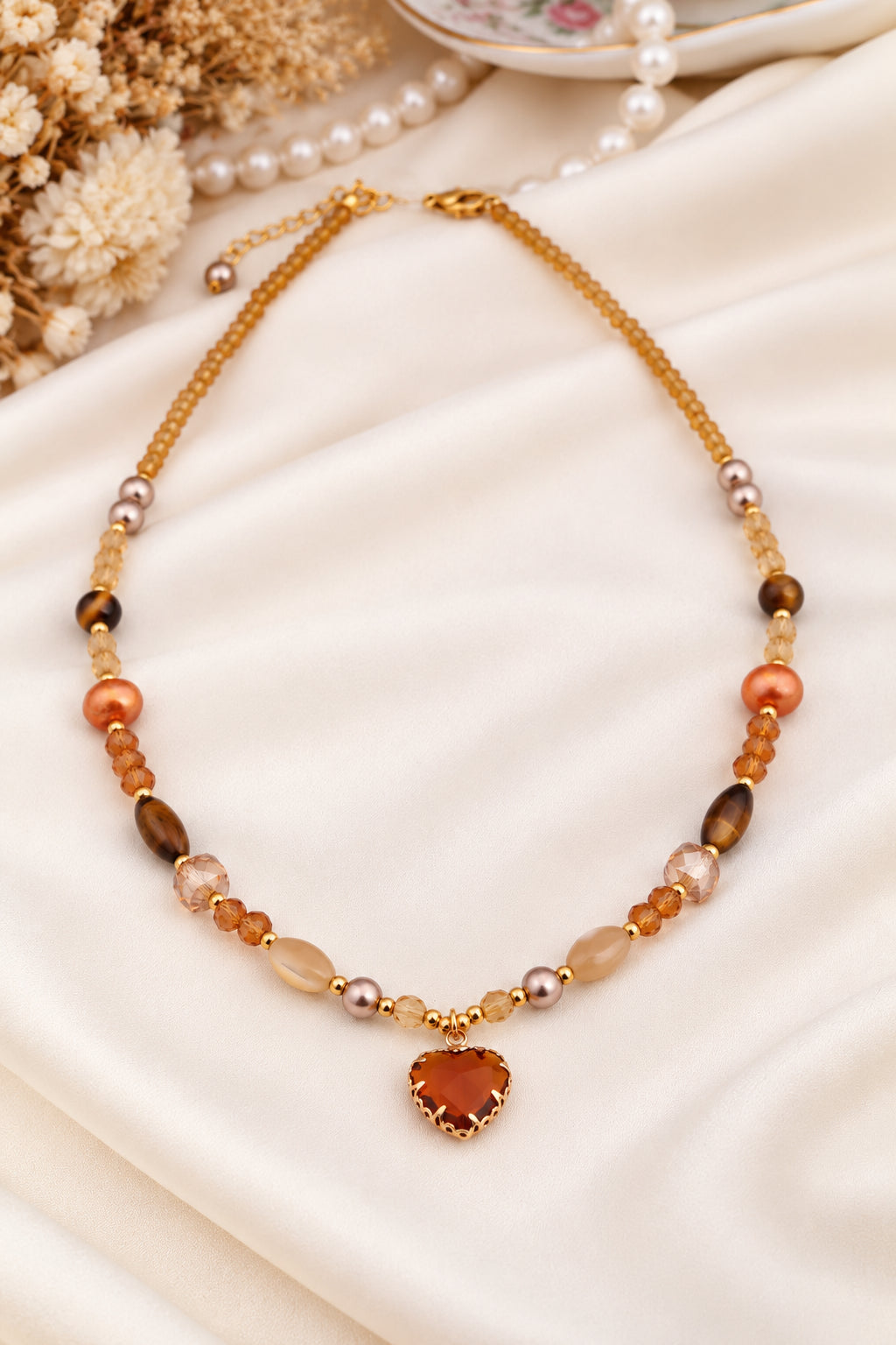 Crystal & Pearl Necklace