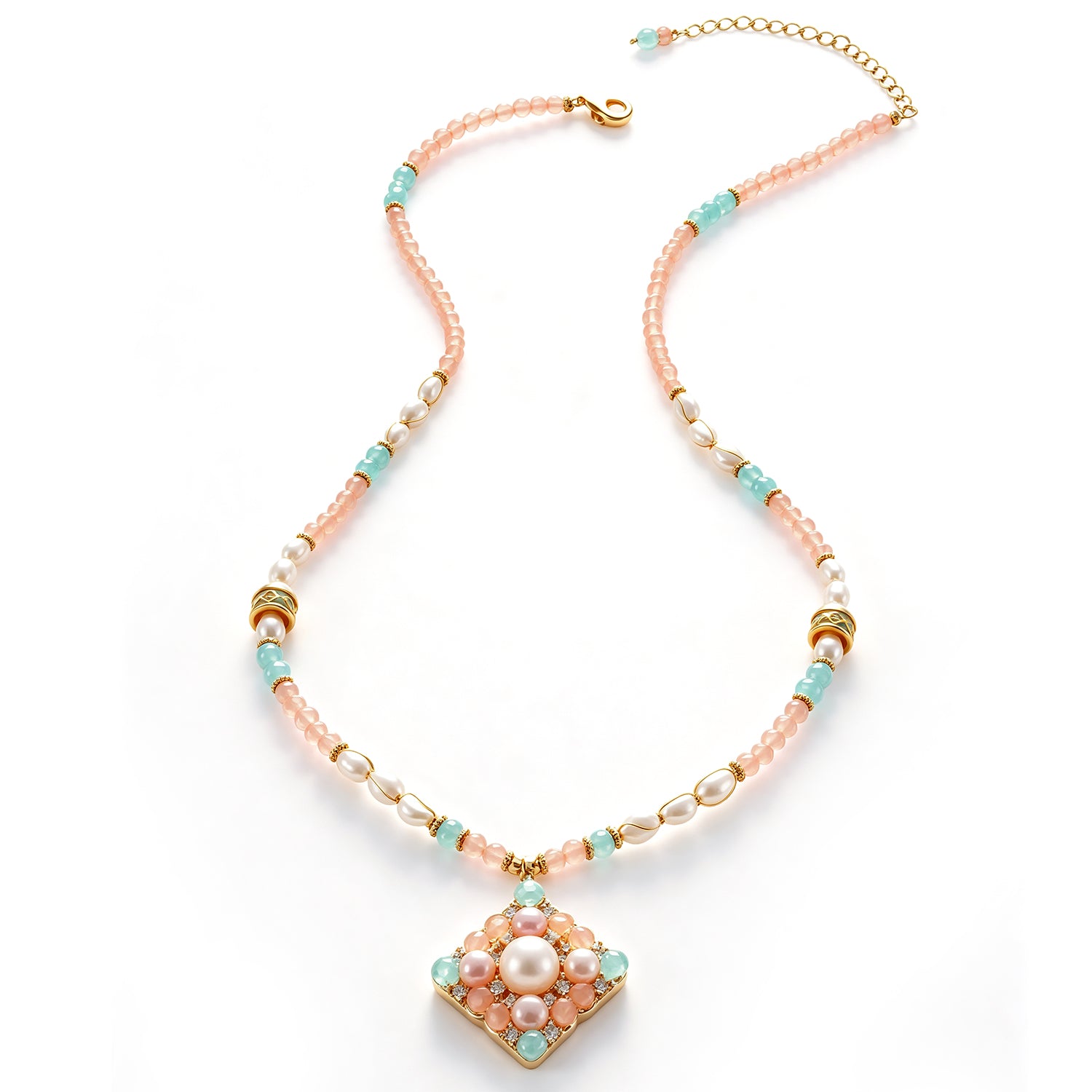Crystal & Pearl Necklace