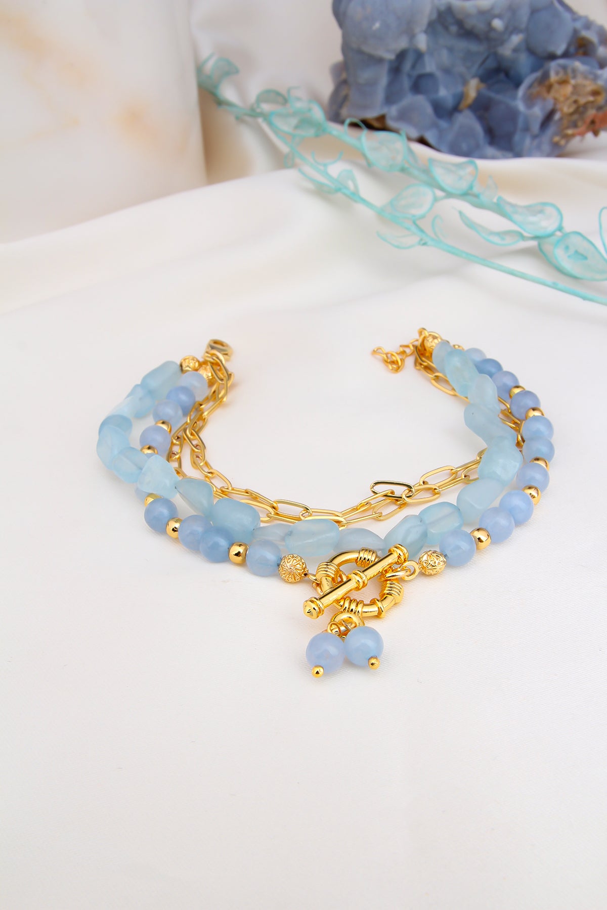 Aquamarine Anklet
