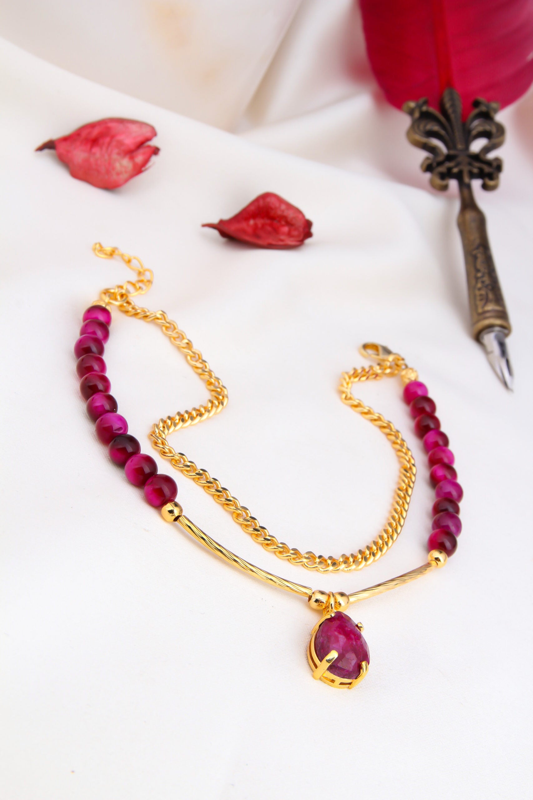 Agate Anklet