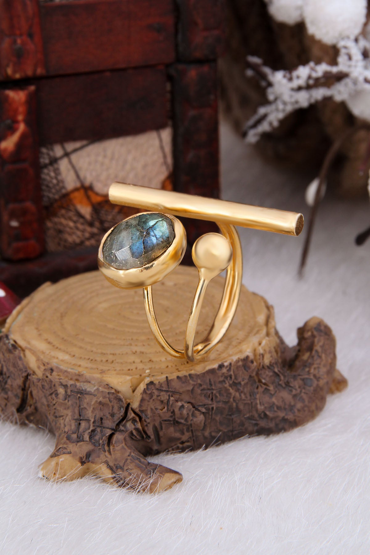 Labradorite Ring