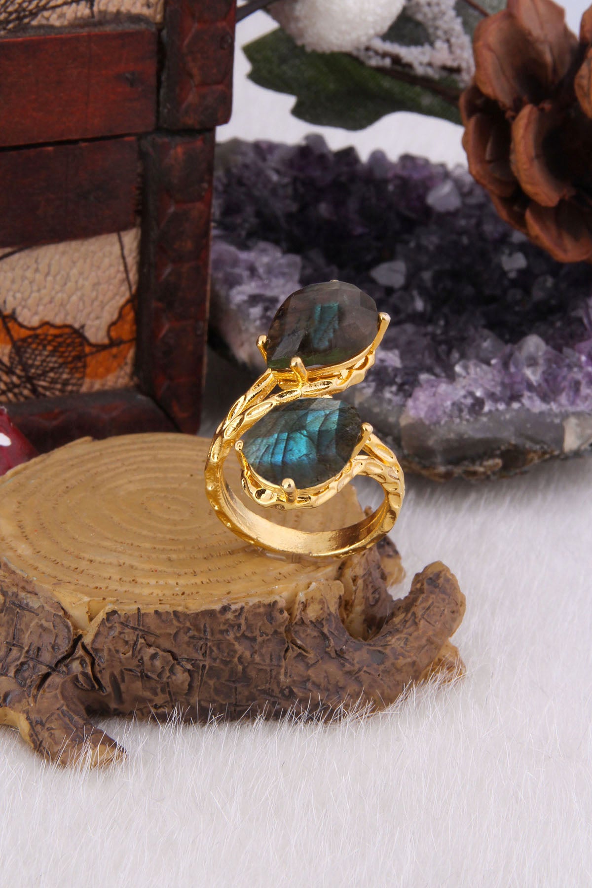 Labradorite Bague