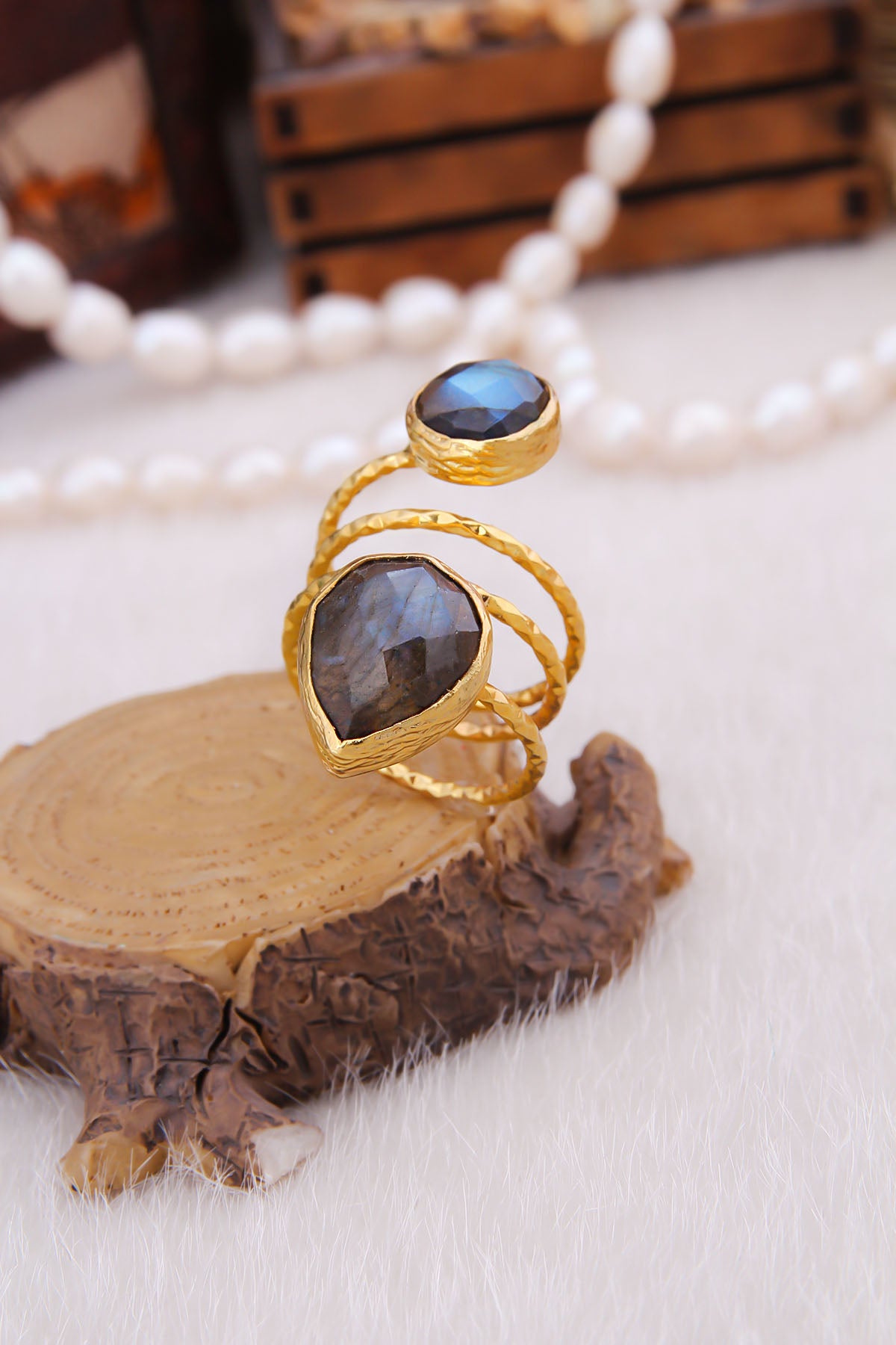 Labradorite Ring