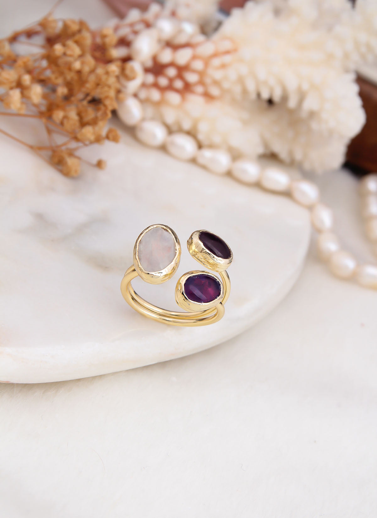 Moonstone Ring
