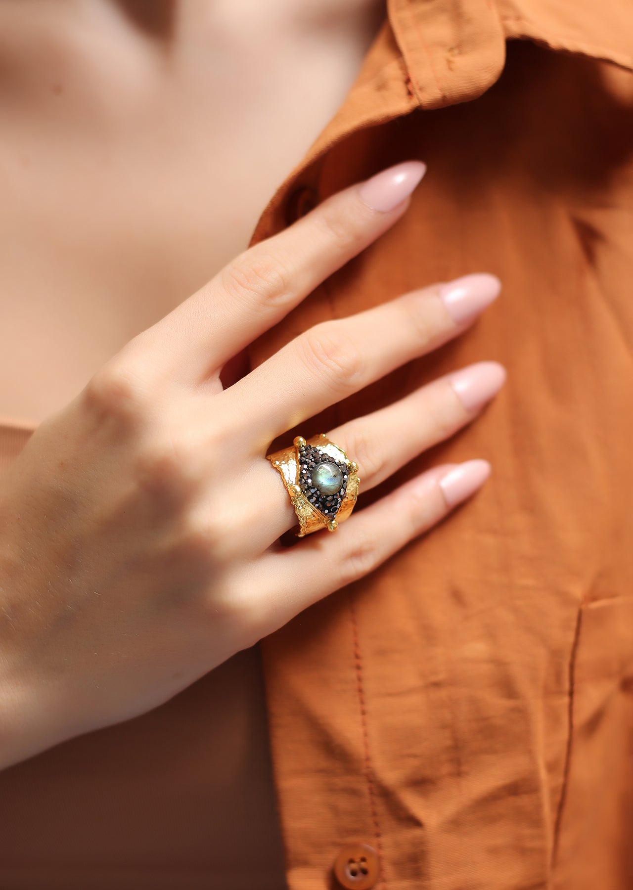 Labradorite Ring