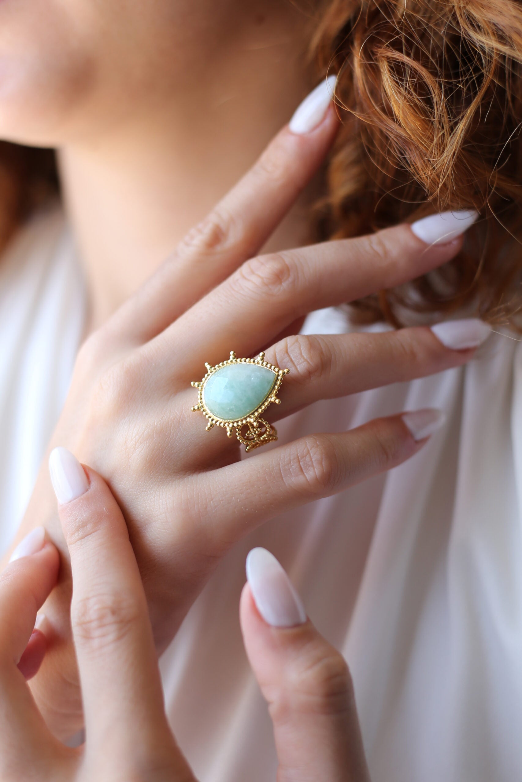 Amazonite Ring