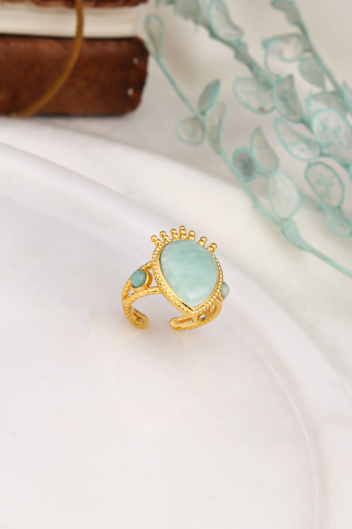 Amazonite Bague