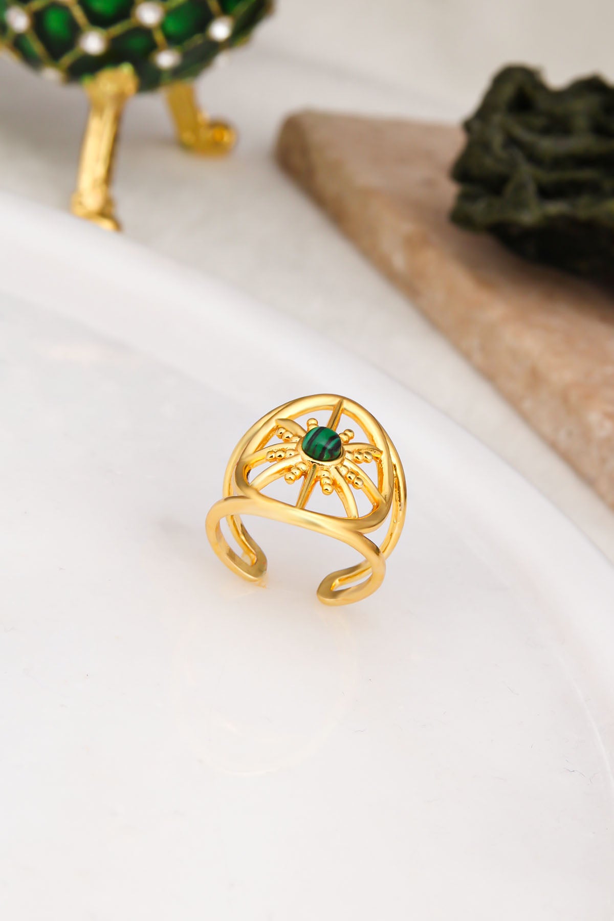 Malahite Bague