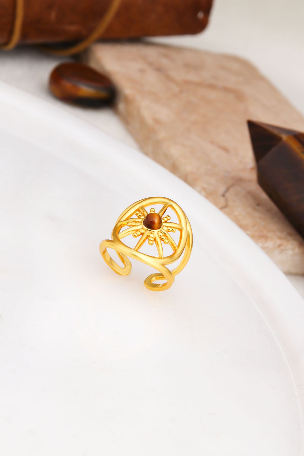 Tiger Eyes Bague