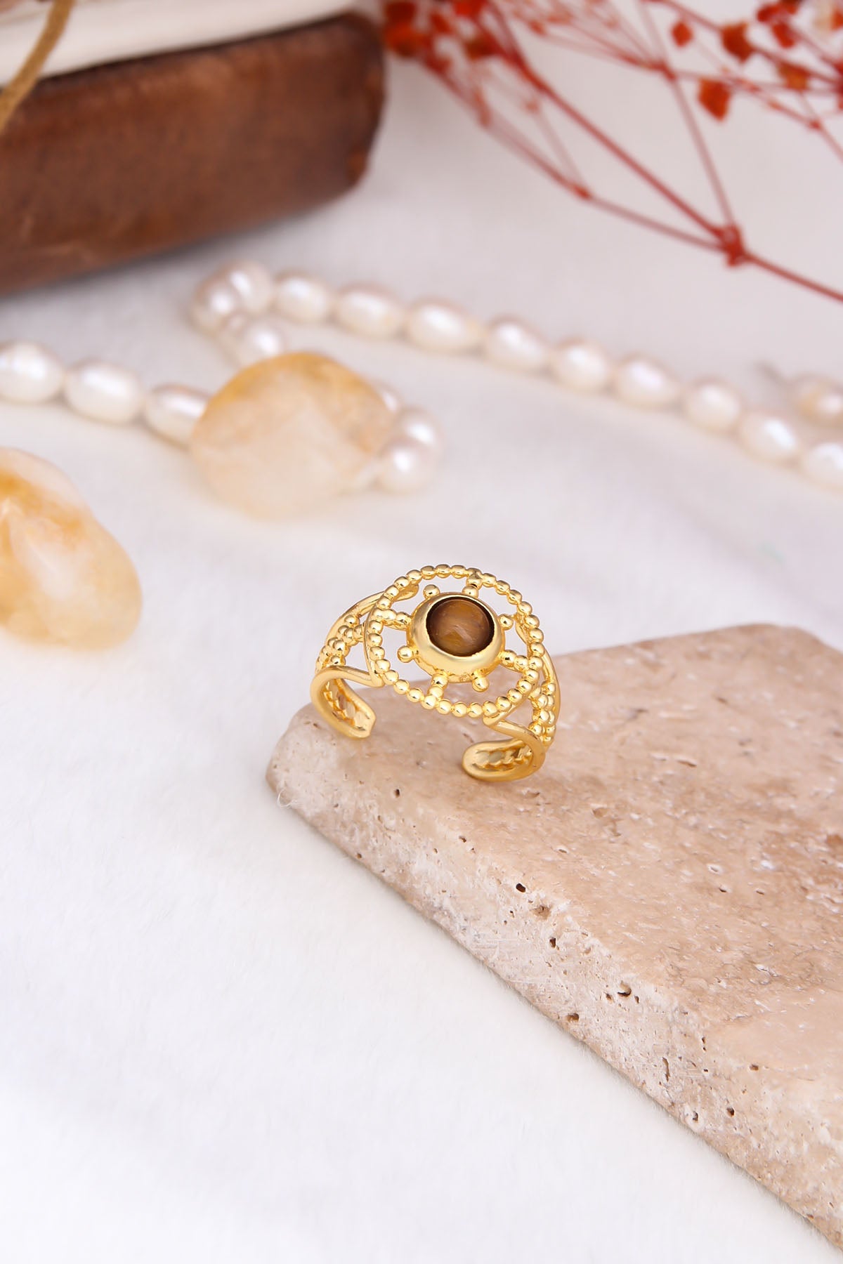 Tiger Eyes Ring
