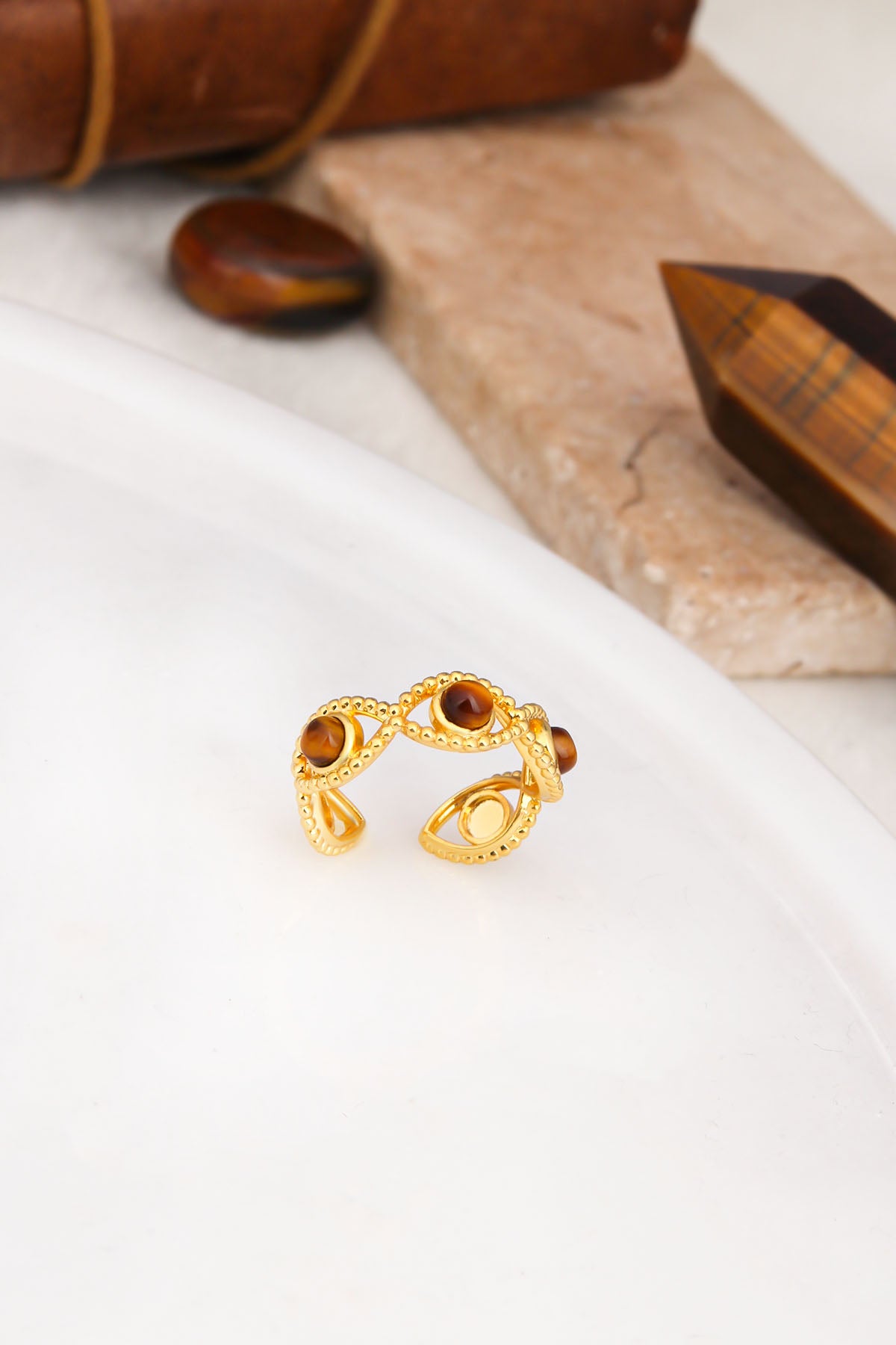 Tiger Eyes Bague