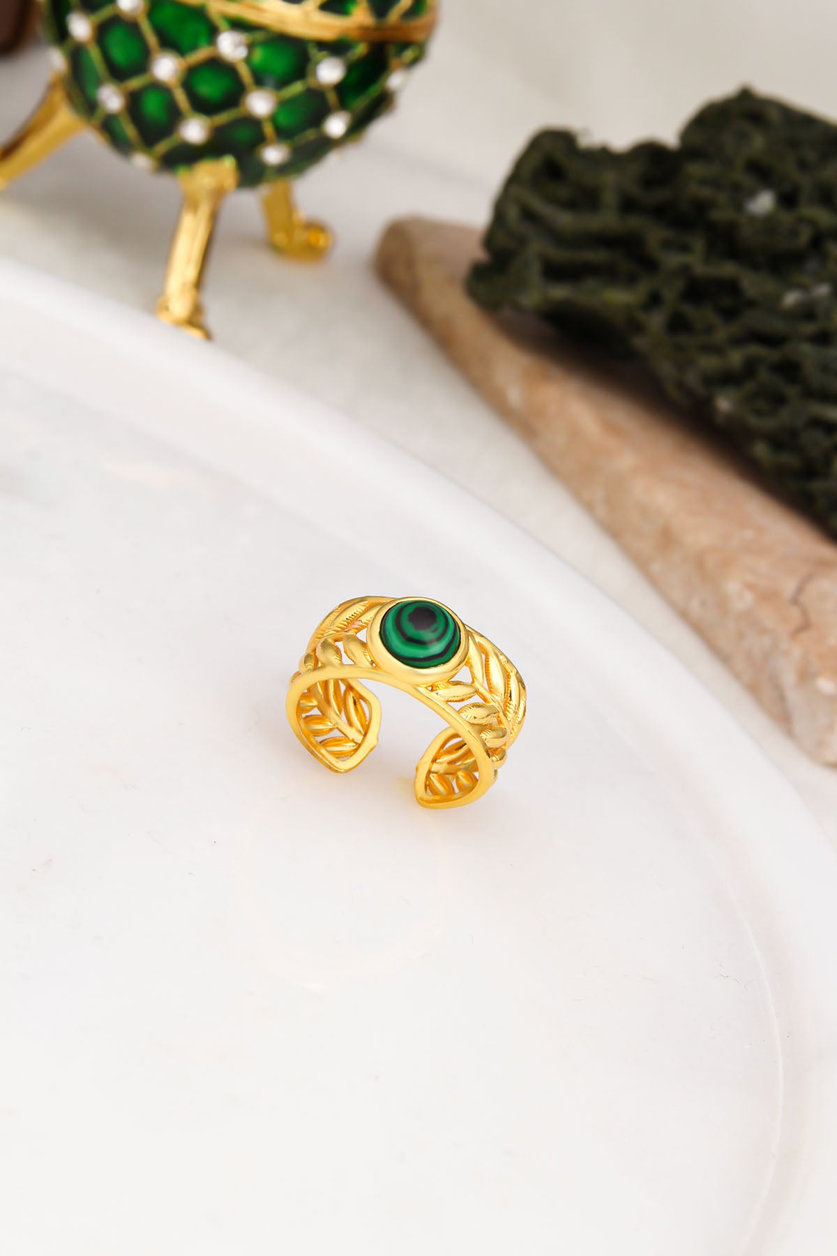 Malahite Bague