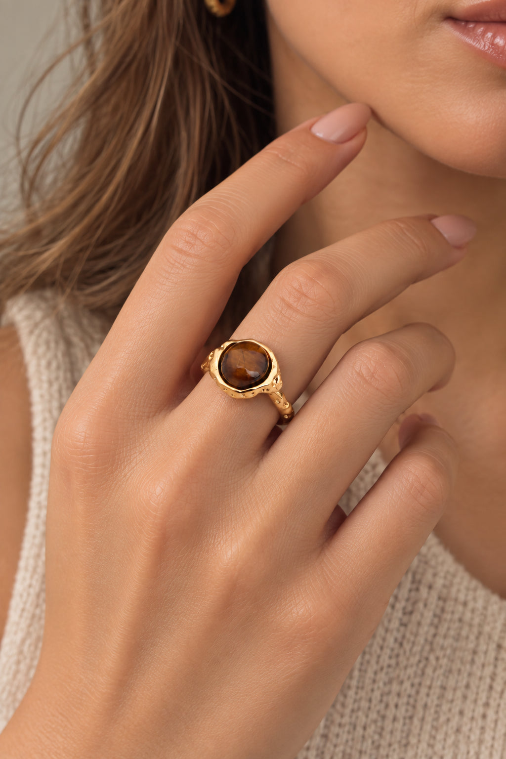 Tiger Eyes Ring