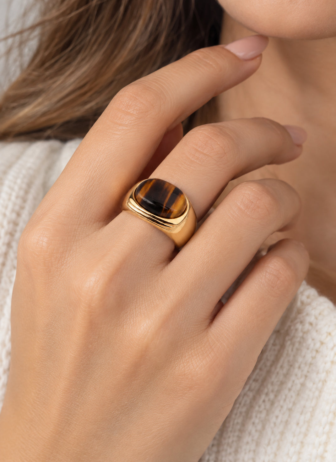 Tiger Eyes Ring