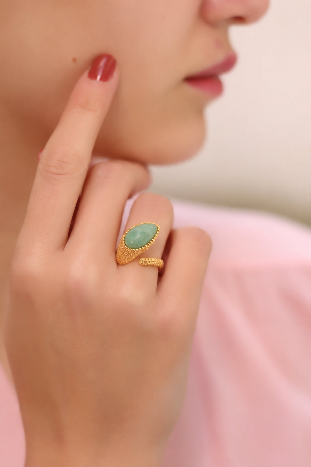 Amazonite Ring