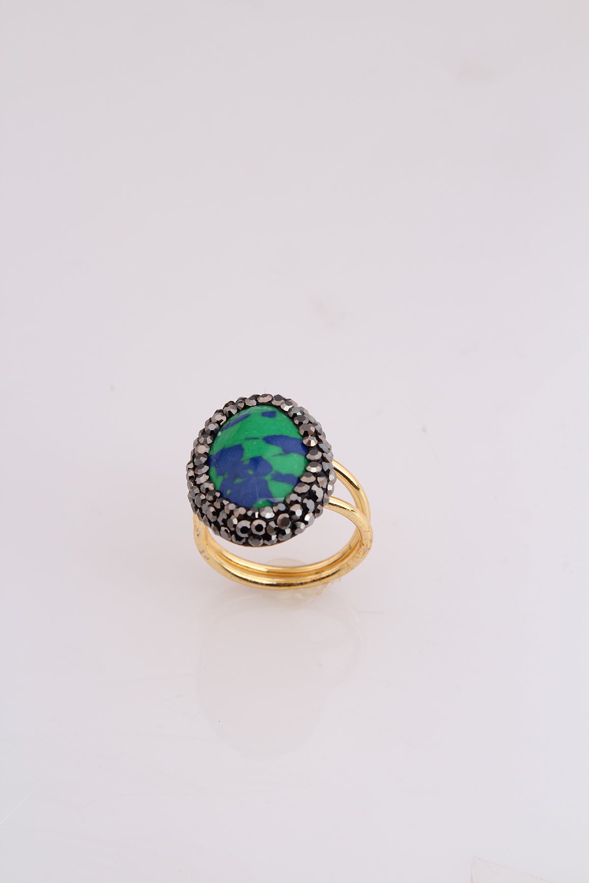 Varasite & Hematite Earring