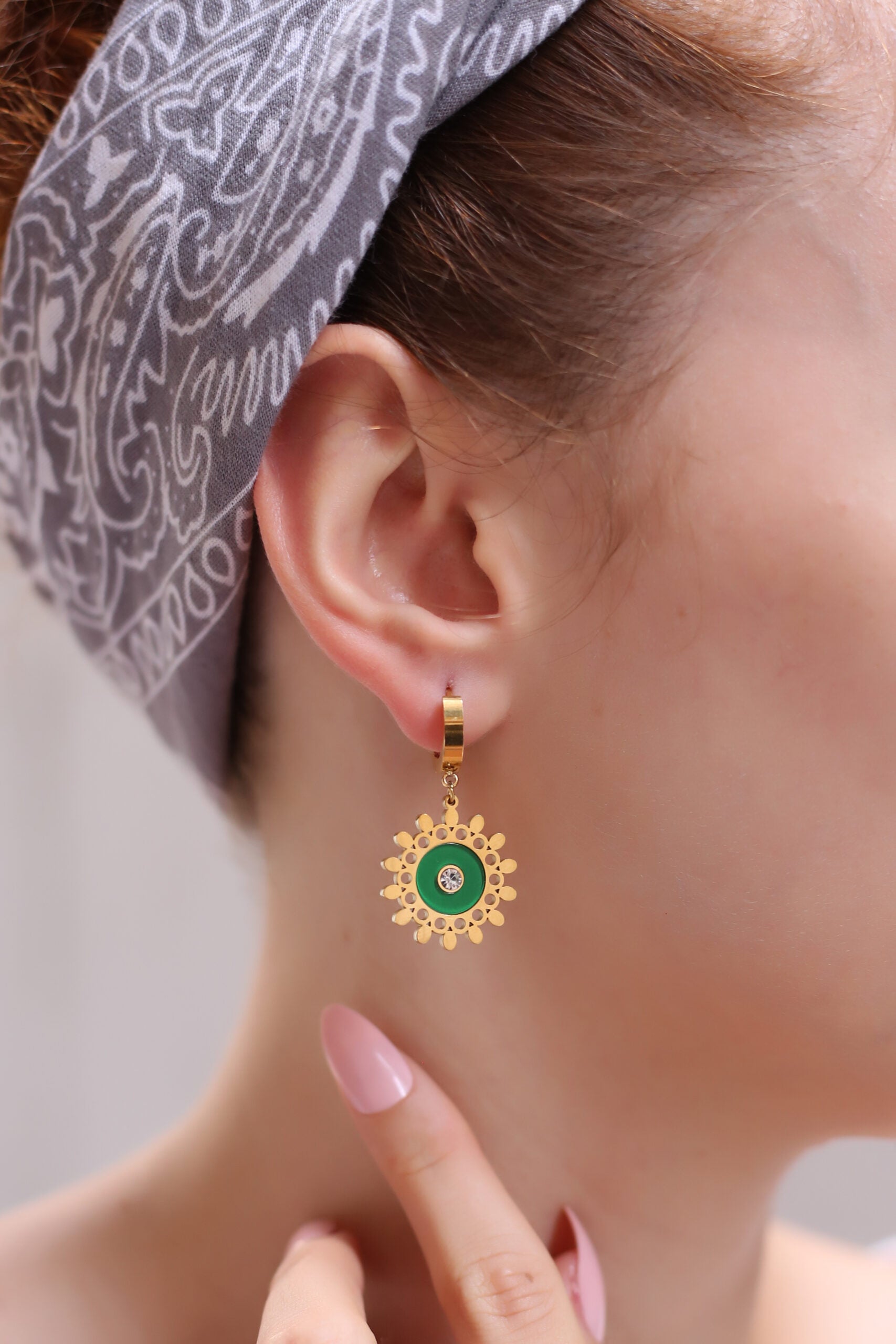 Zircon Earring