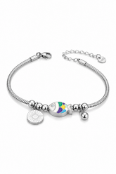 Stainless Steel Mix Colour Bracelet