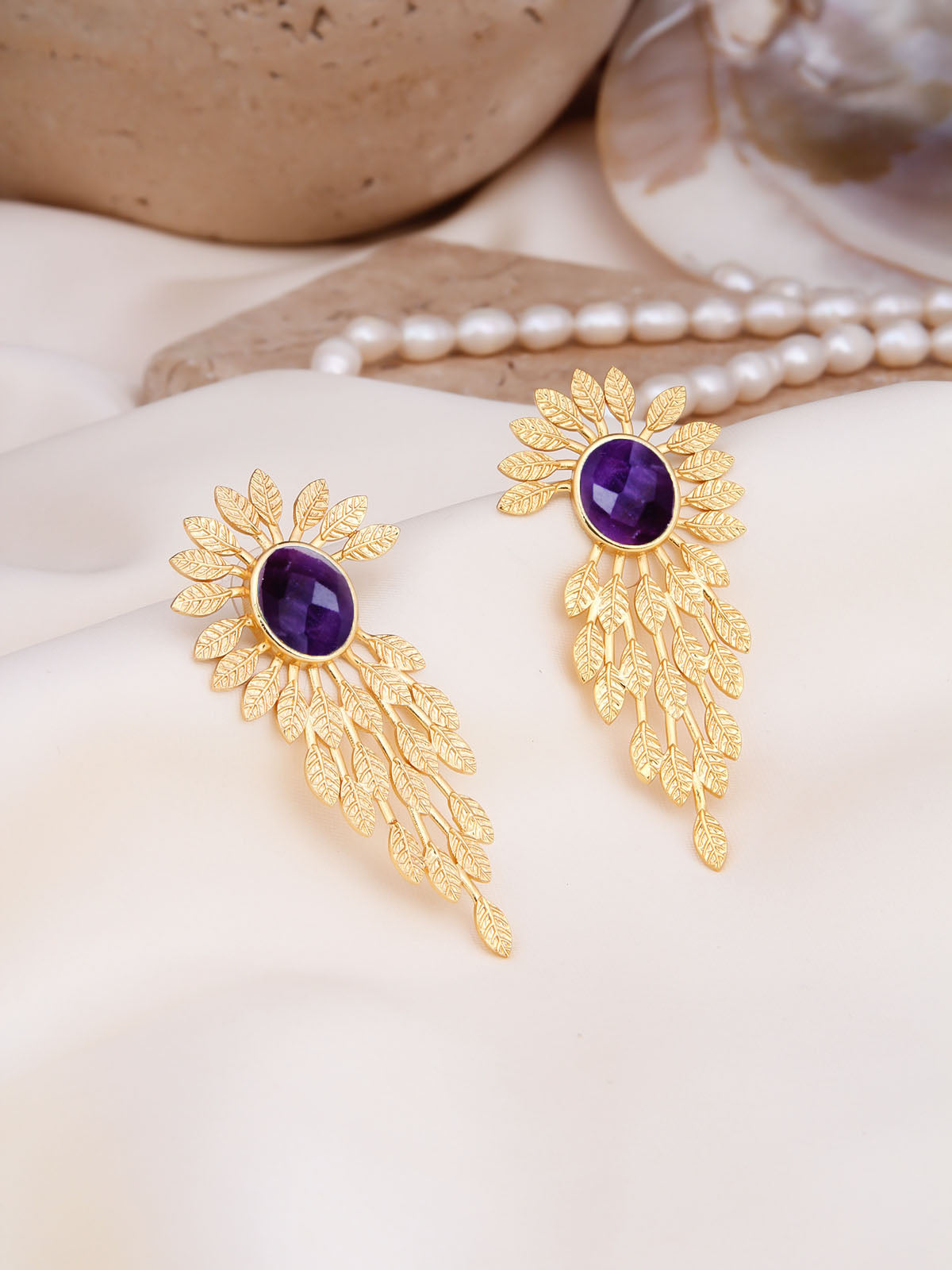 Amethyst Boucles d'oreilles