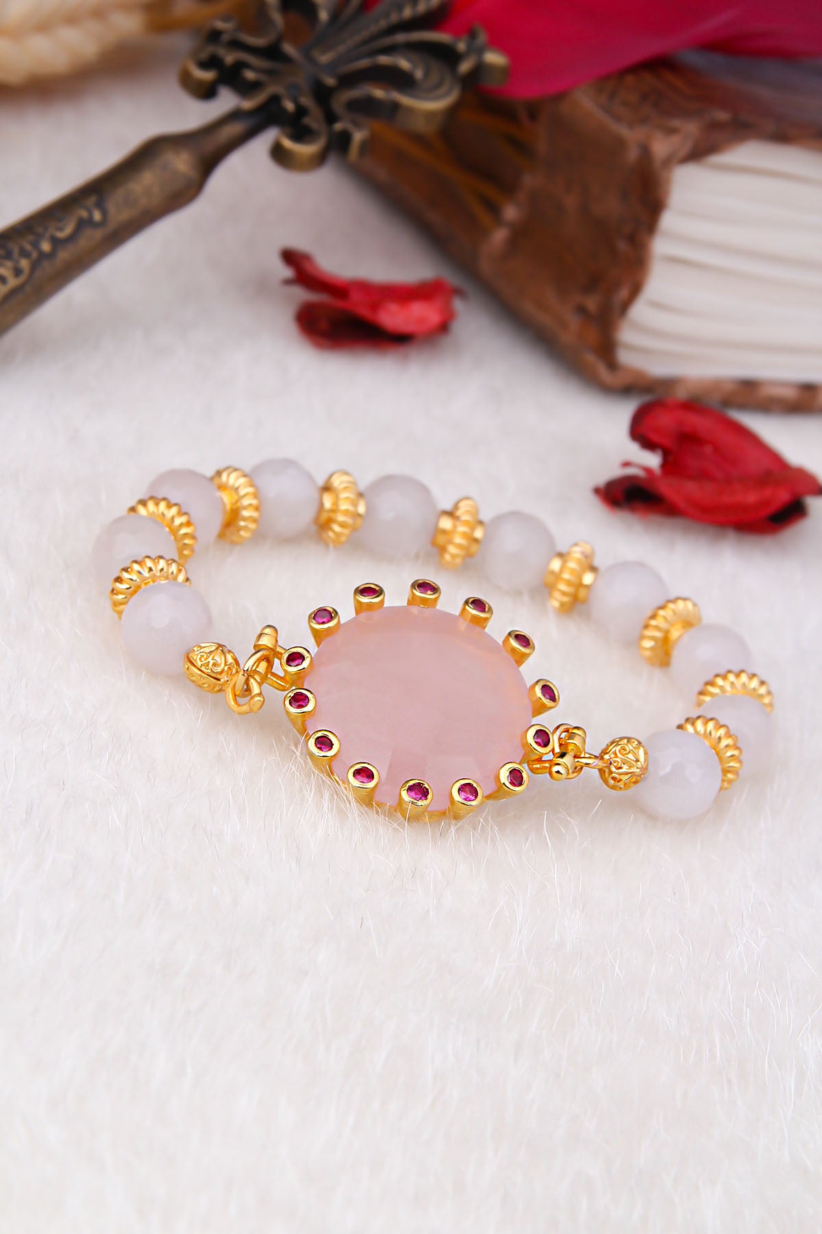 Pink Quartz Bracelets