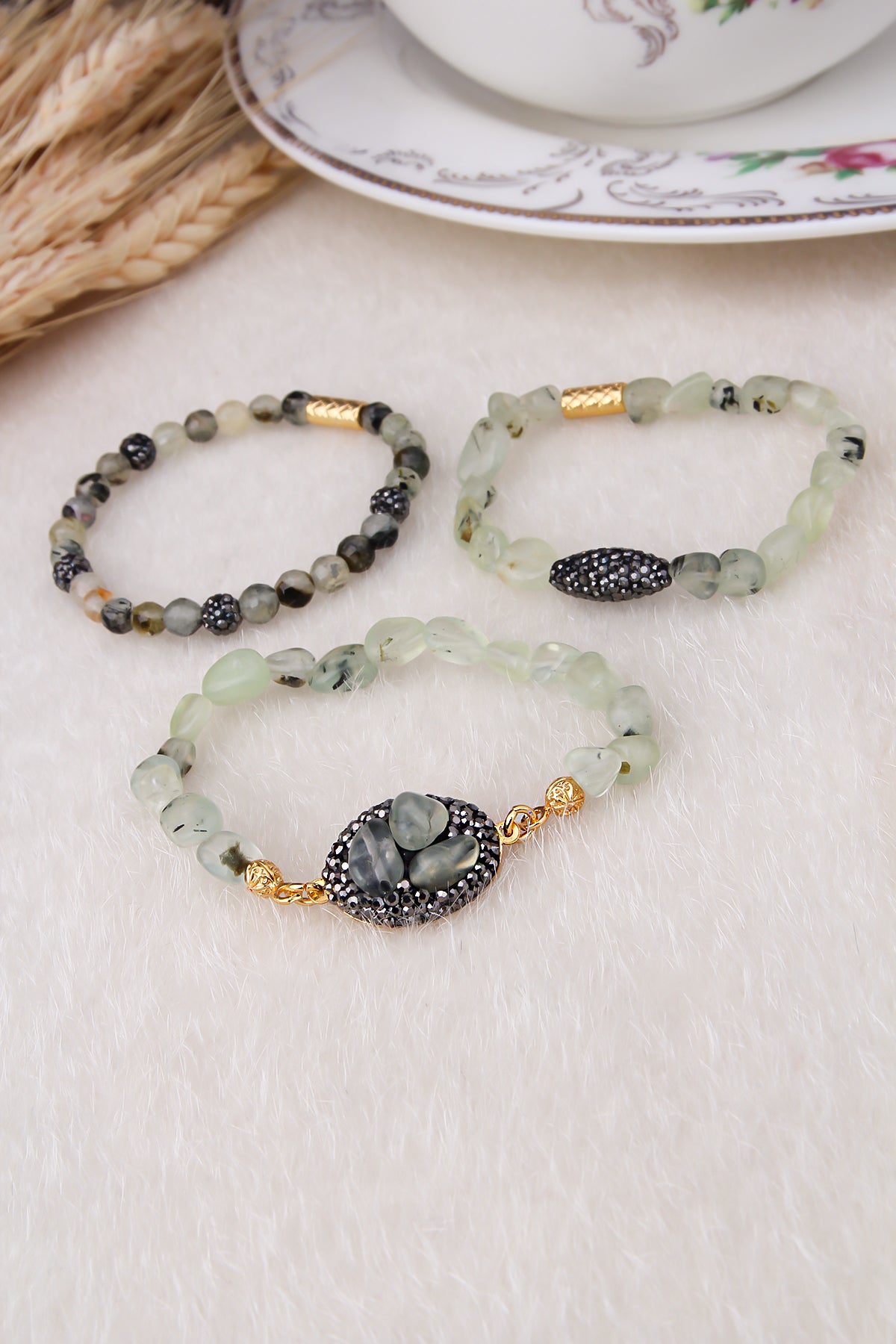 Prehnite Bracelets