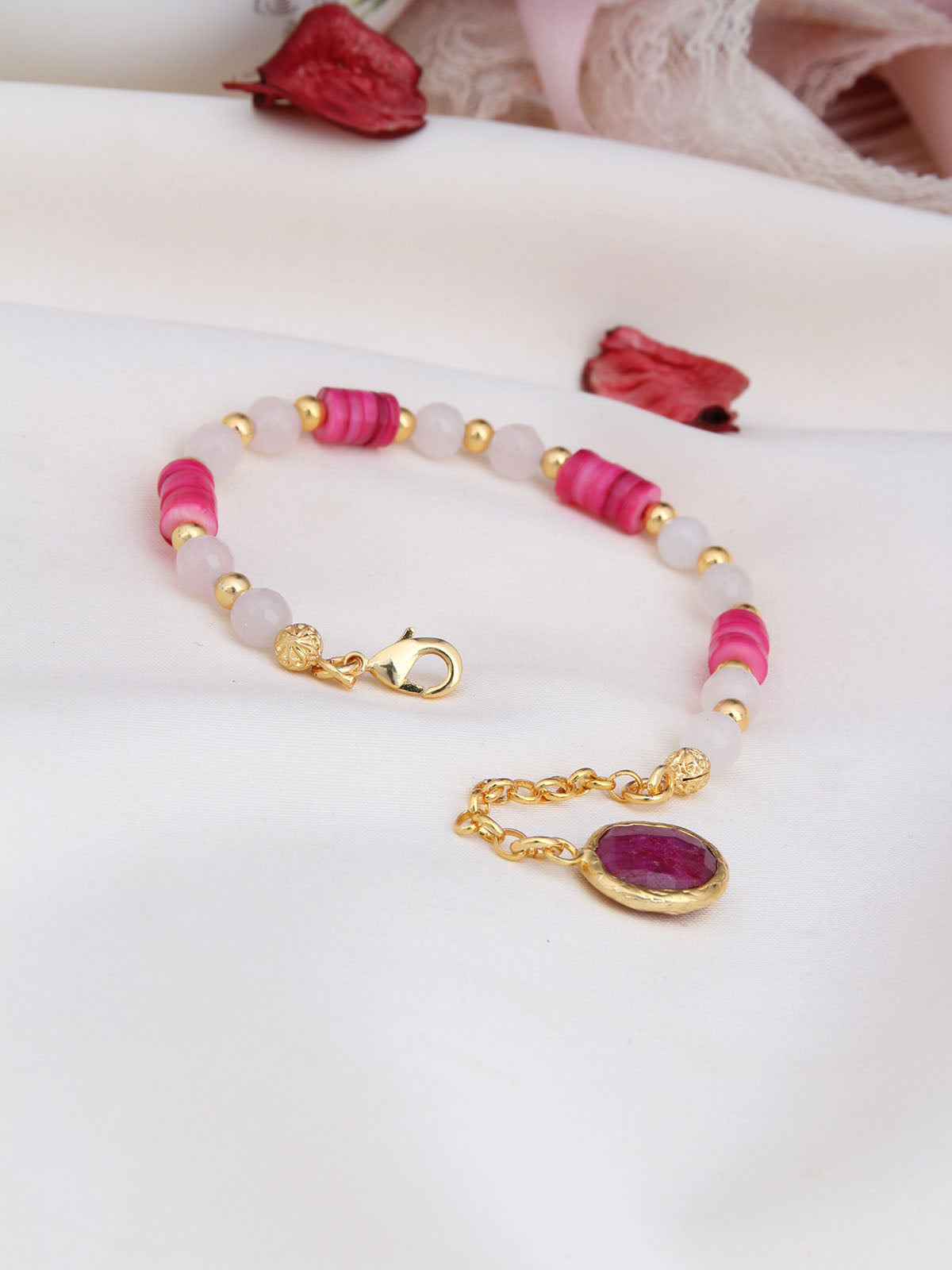 Pink Quartz Bracelet