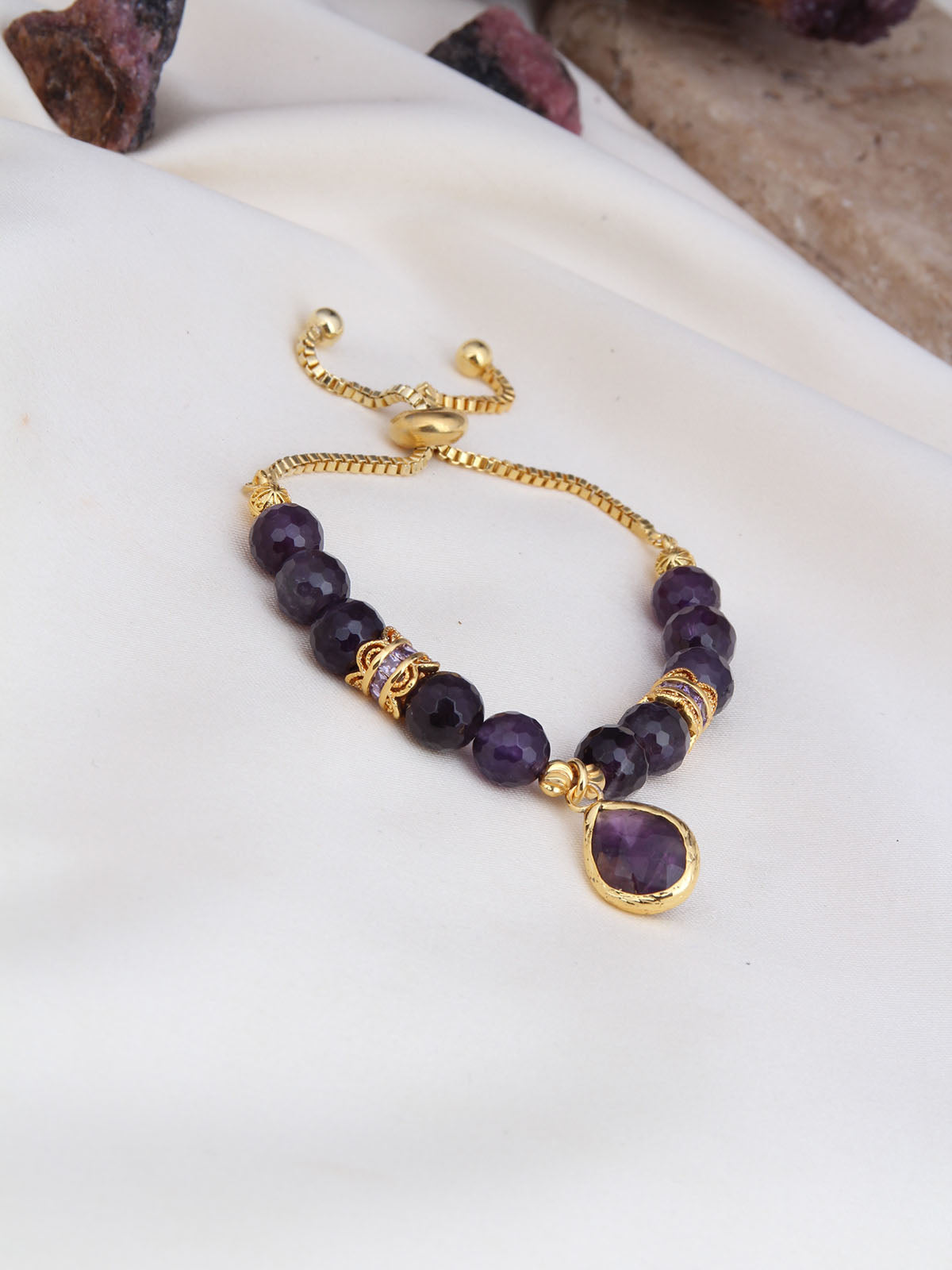 Amethyst & Zircon Bracelet