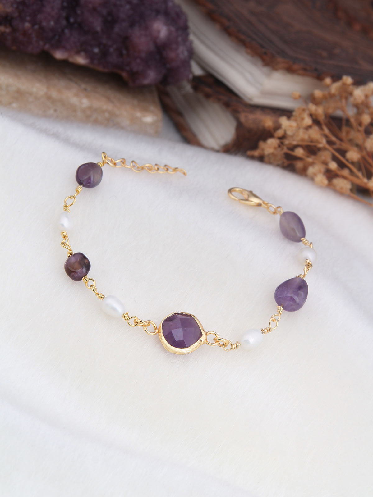 Pearl & Amethyst Bracelets