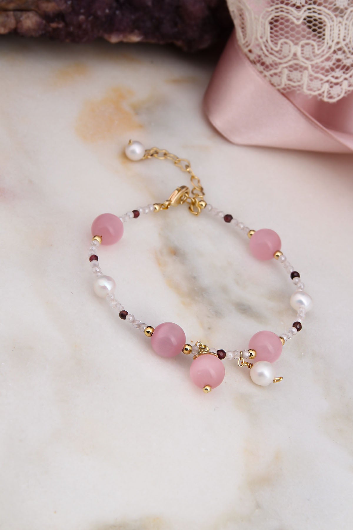 Pink Quarz Bracelet