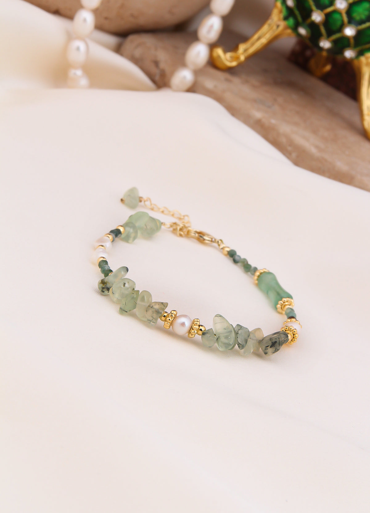 Zircon & Pearl Bracelet
