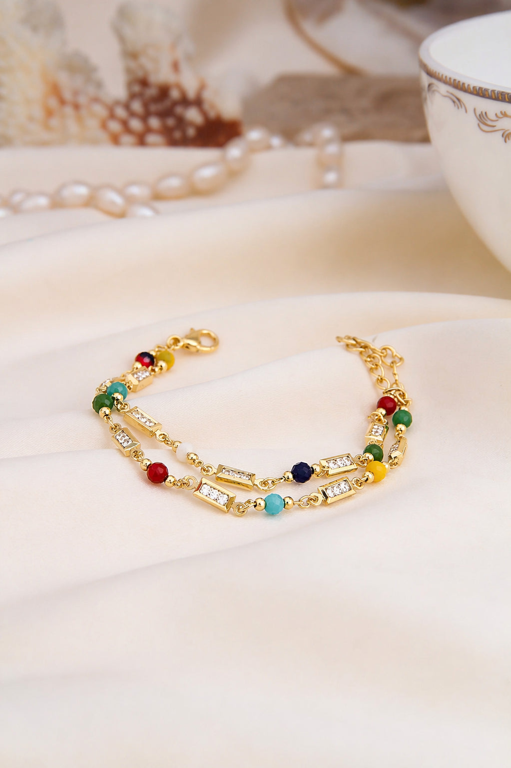 Crystal stone bracelet