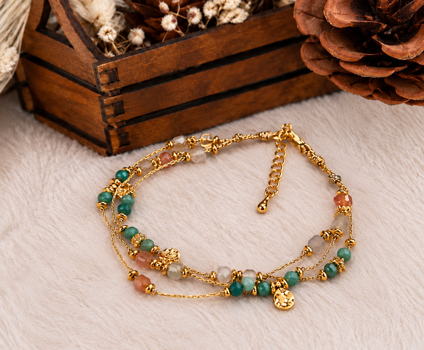 Amazonite & Citrine Bracelet