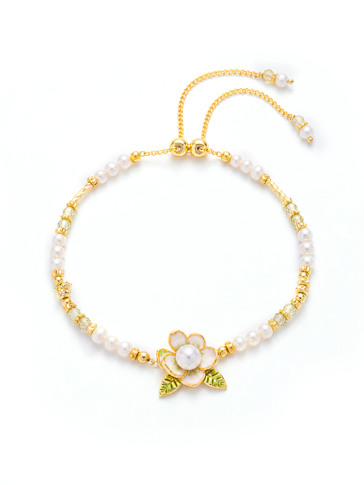 Pearl & Crystal Bracelet