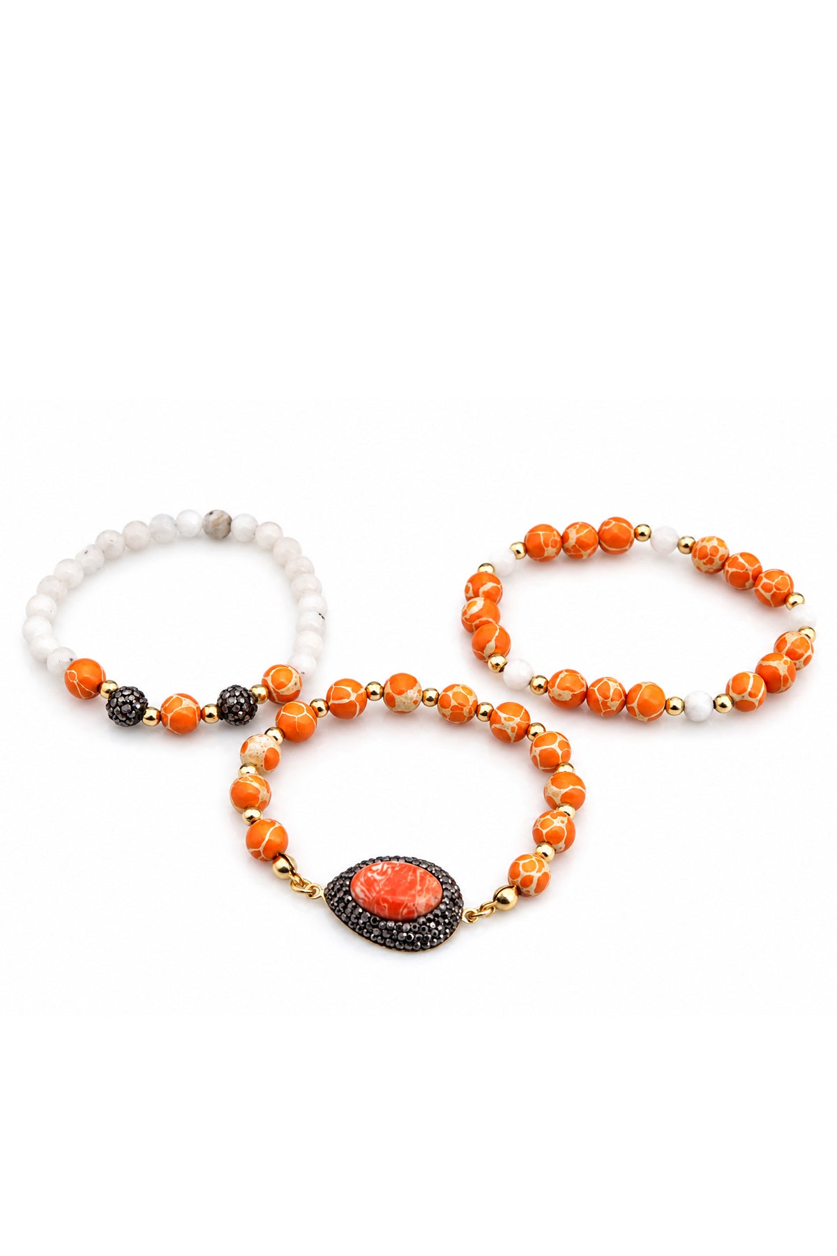 Varasite & Moonstone Bracelet