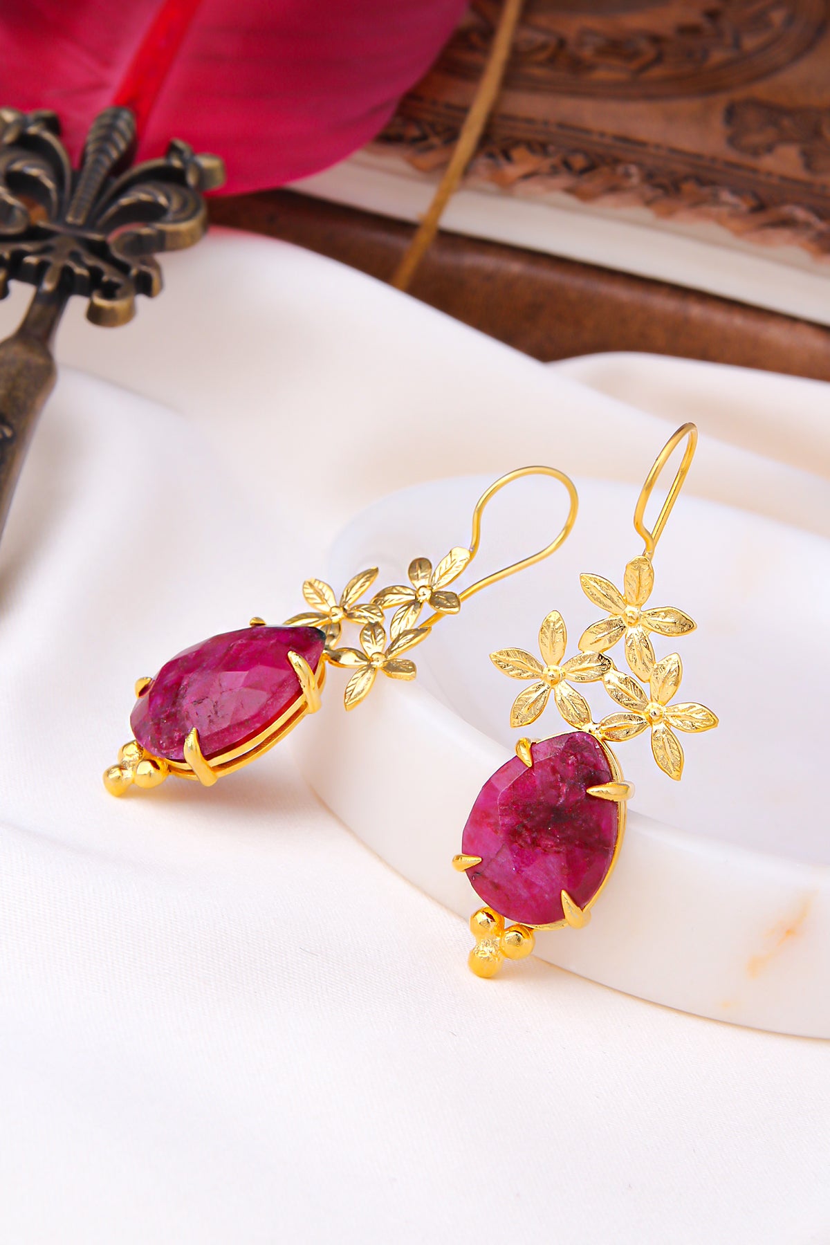 Agate Boucles d'oreilles