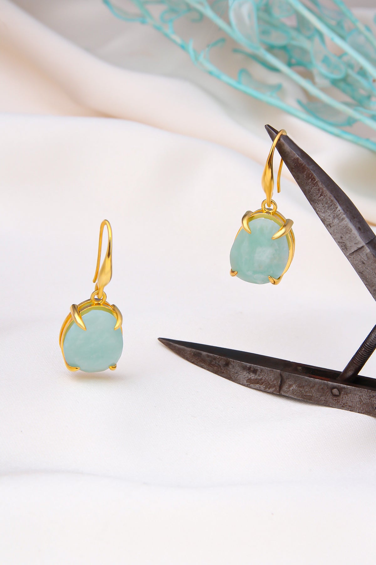 Amazonite Boucles d'oreilles