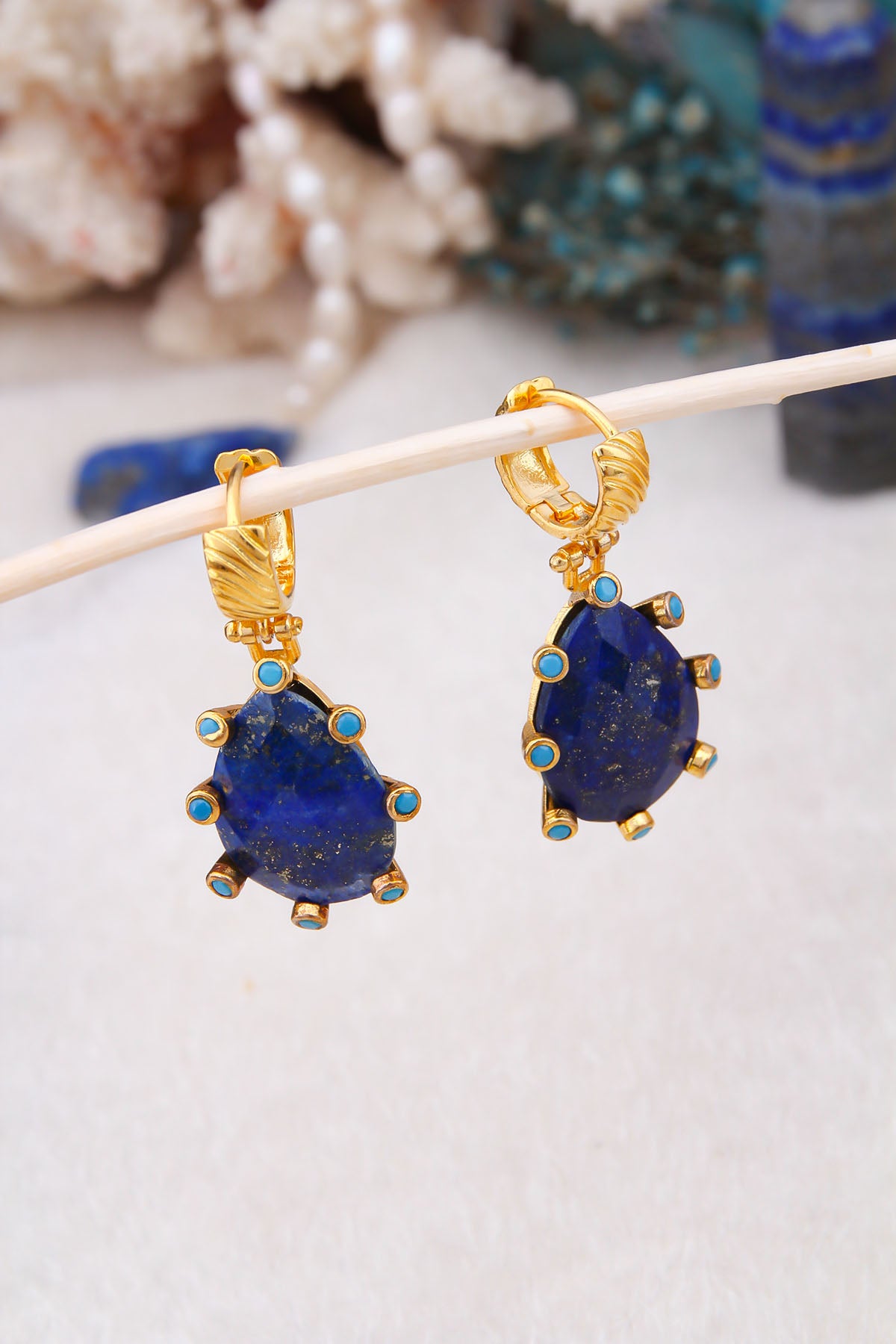 Lapis Lazuli Boucles d'oreilles